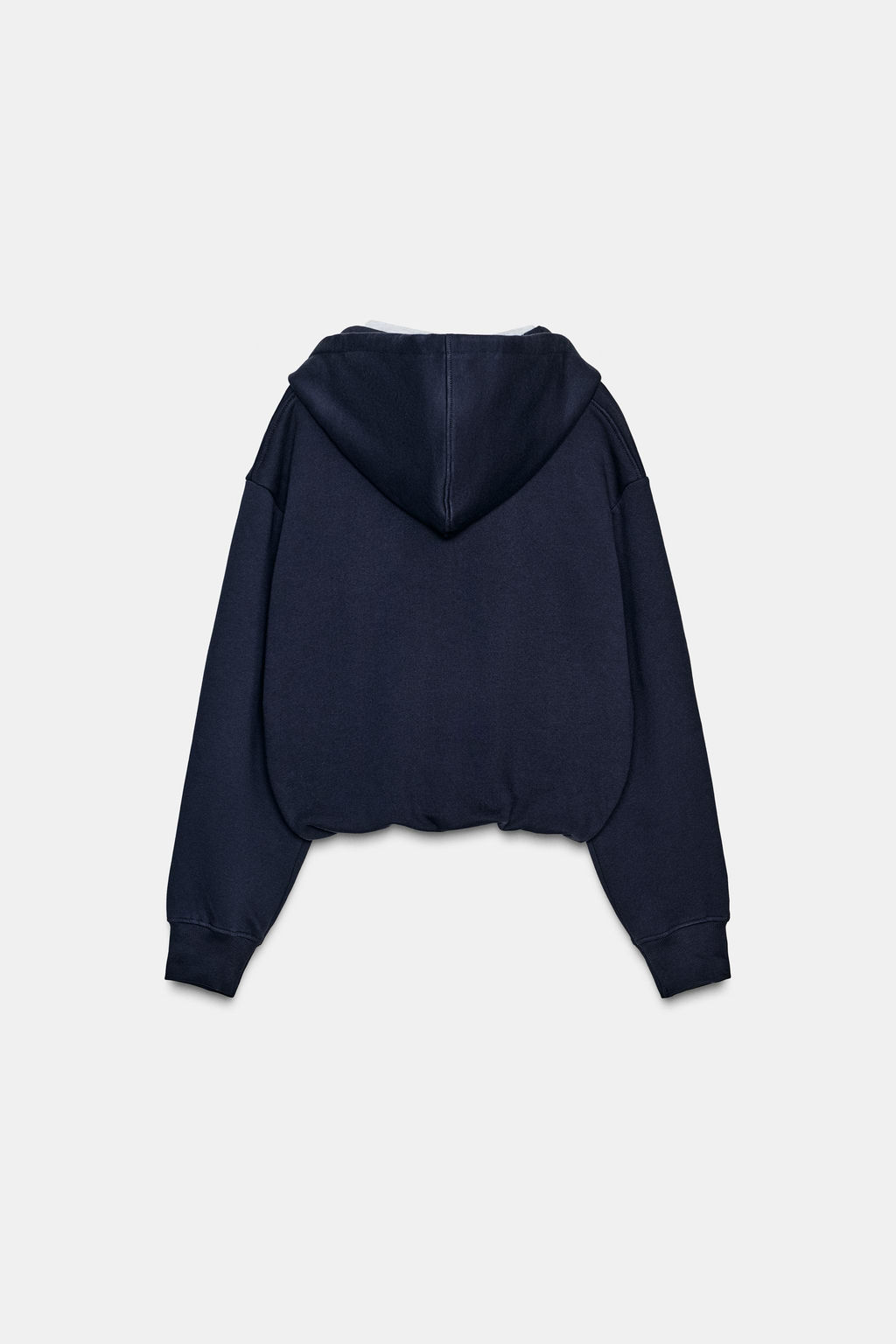 CONTRAST VARSITY HOODIE - Zara фото 6