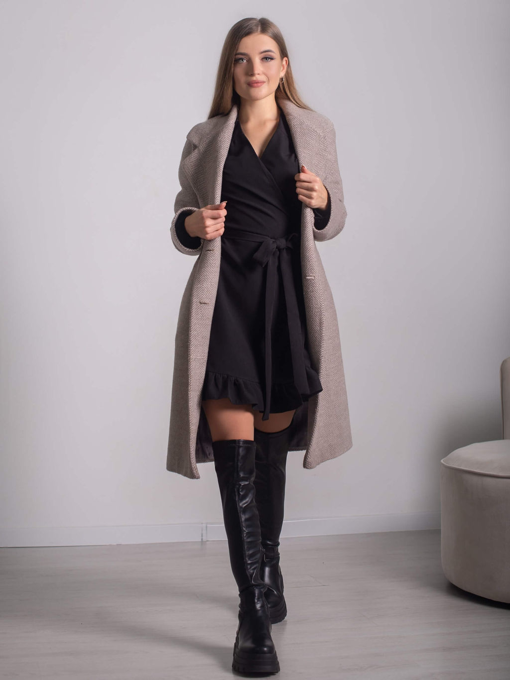 Платье Лиза (черный) - Nadi bordo фото 10