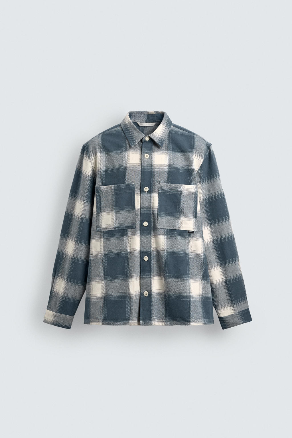 CHECK FLANNEL SHIRT - Zara фото 8