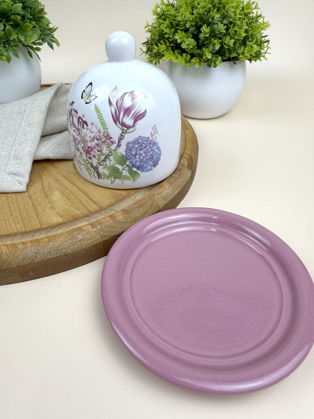 Подставка под лимон Lavenir "Бабочка" 9 см HC610-K04 доломит 76269