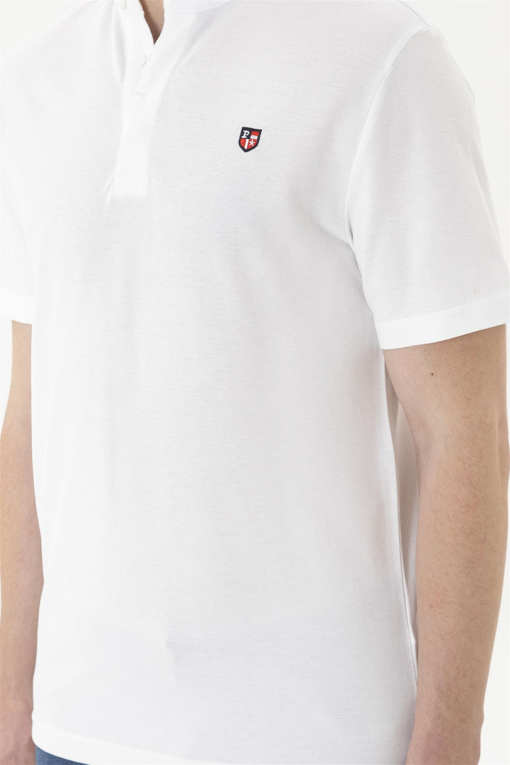 Мужская белая базовая футболка - U.s. polo assn фото 6