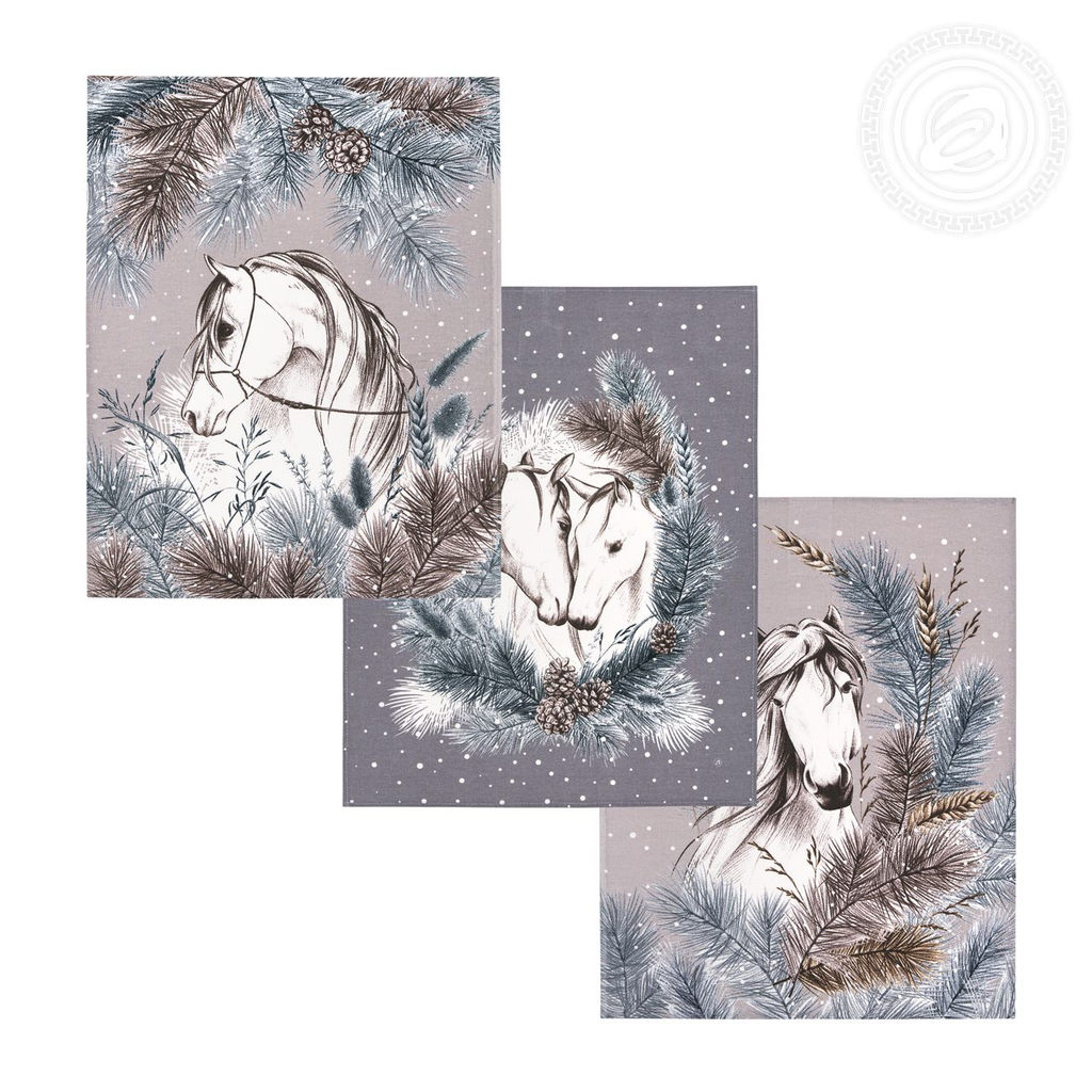 Набор полотенец из рогожки "Поэма" 45*60/3 шт. - 45*60 Полотенца из рогожки