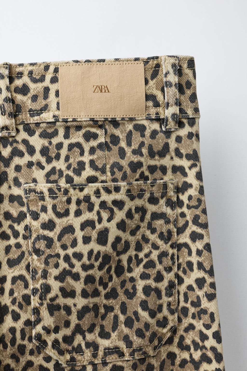 JEANS MARINE ANIMAL PRINT / Marr?n - Zara фото 5