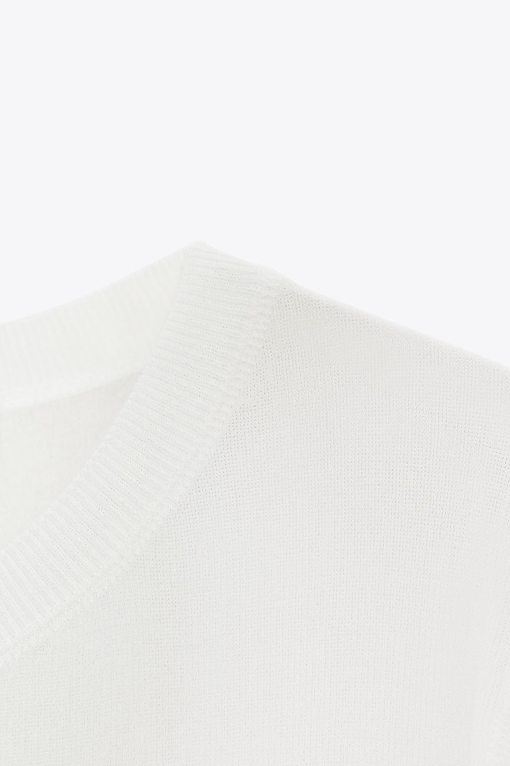 SHORT SLEEVE KNIT TOP - Zara фото 5