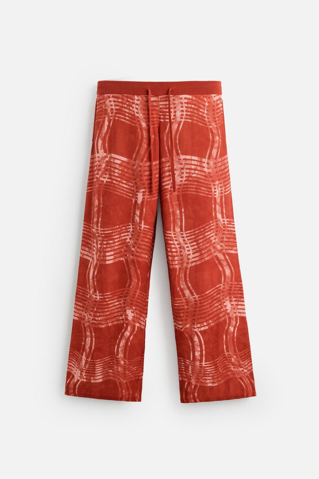 GRAPHIC PRINT KNIT TROUSERS  OTIS KWAME KYE QUAICOE - Zara фото 6