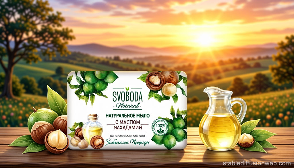 SVOBODA мыло 90гр с маслом макадамии - Свобода фото 3