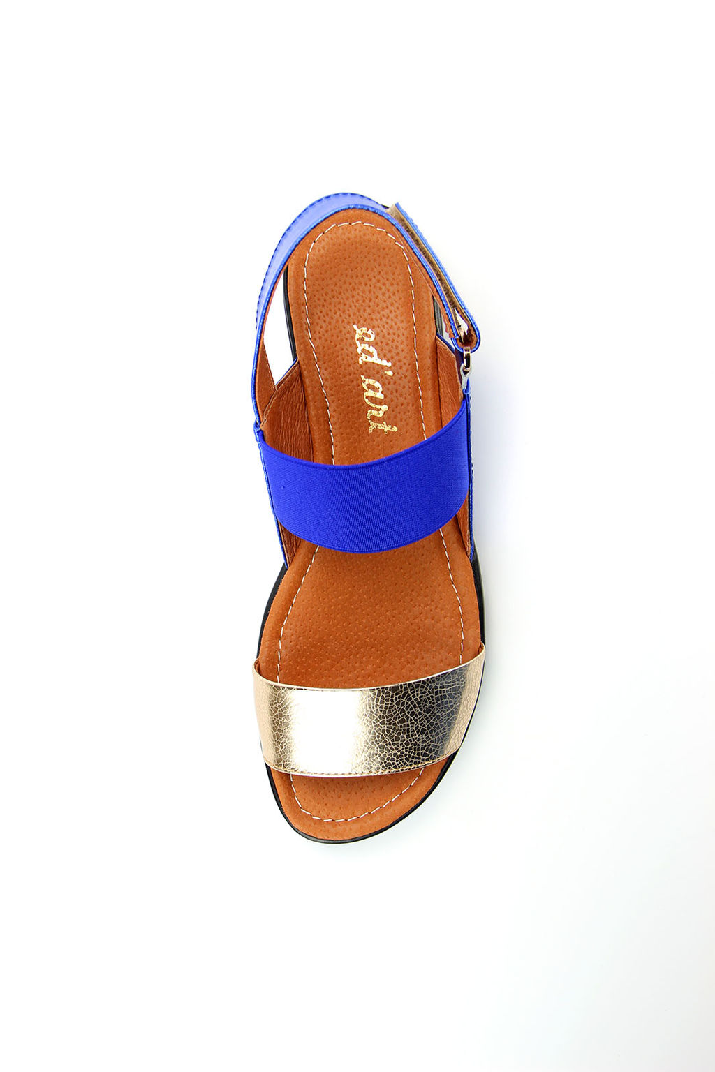 Босоножки 2021.115bl.gold/blue