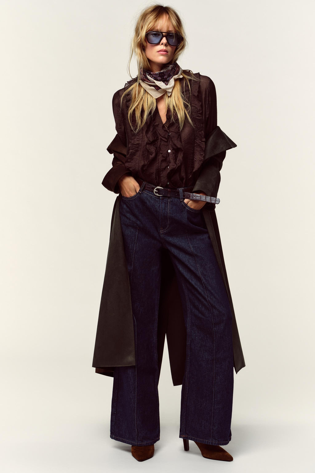 RUFFLED BLOUSE - Zara фото 13