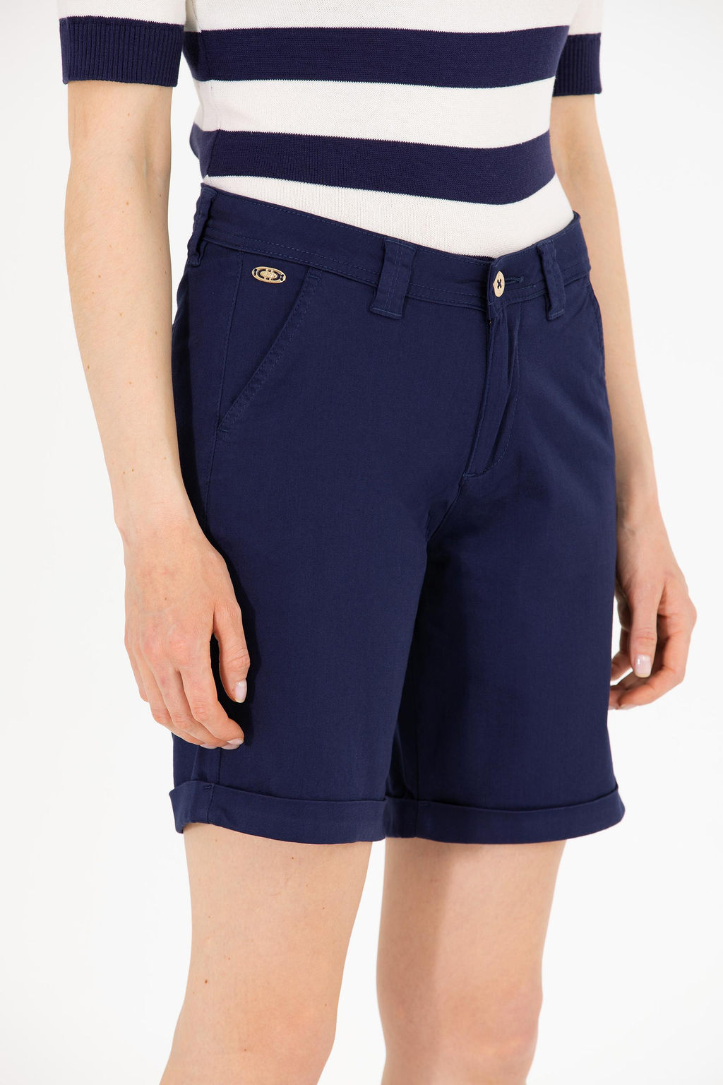 U. S. Polo Assn Женские темно-синие тканые шорты Неожиданная скидка в корзине - U.s. polo assn фото 13