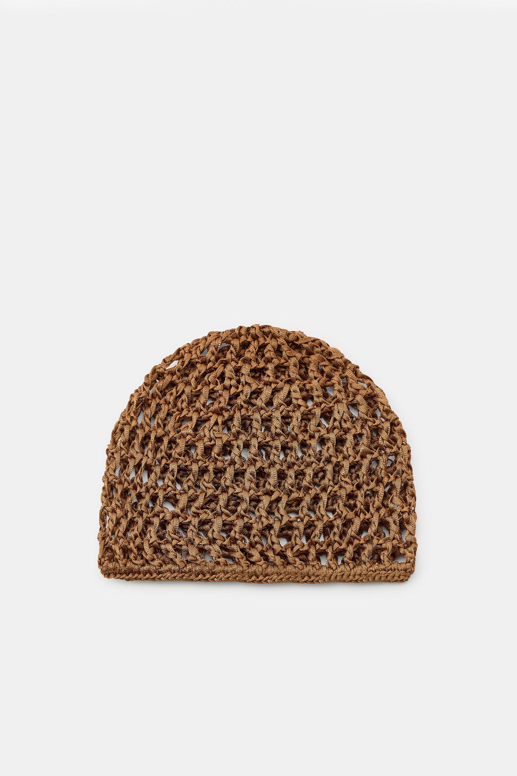 GORRO CASQUETE TRENZADO / Cobre - Zara фото 3