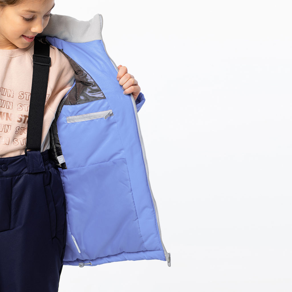 RODOS Утеплённый костюм для девочки мембрана зима М-284 Ультрамарин/Синий