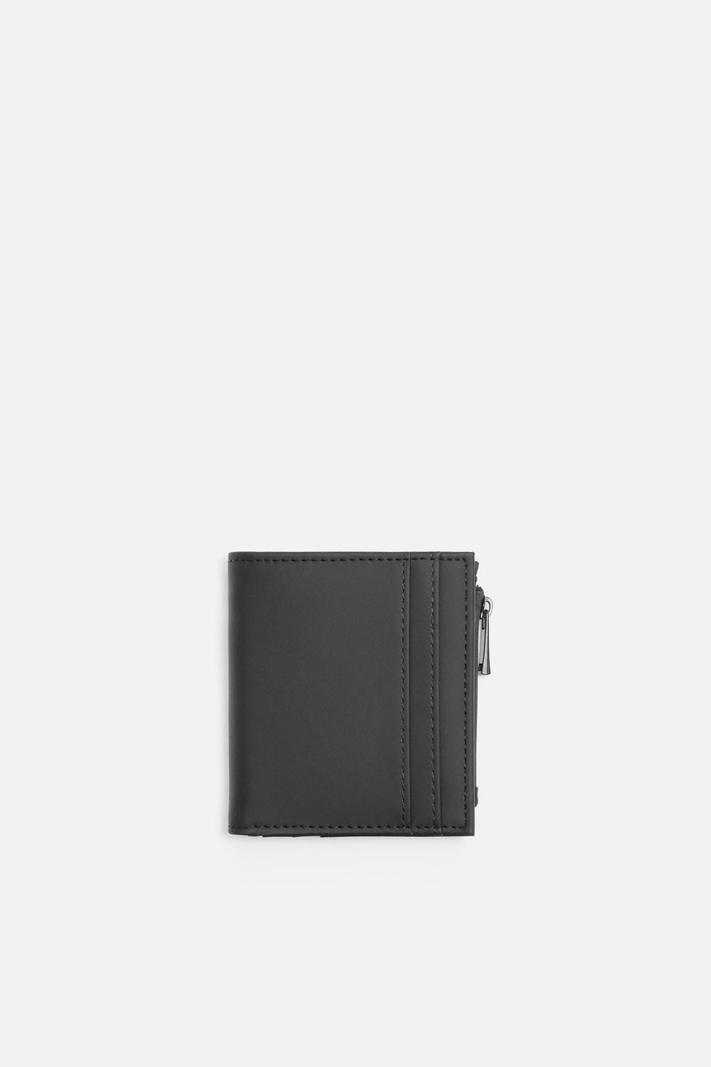RUBBERISED WALLET WITH COIN PURSE - Zara фото 2