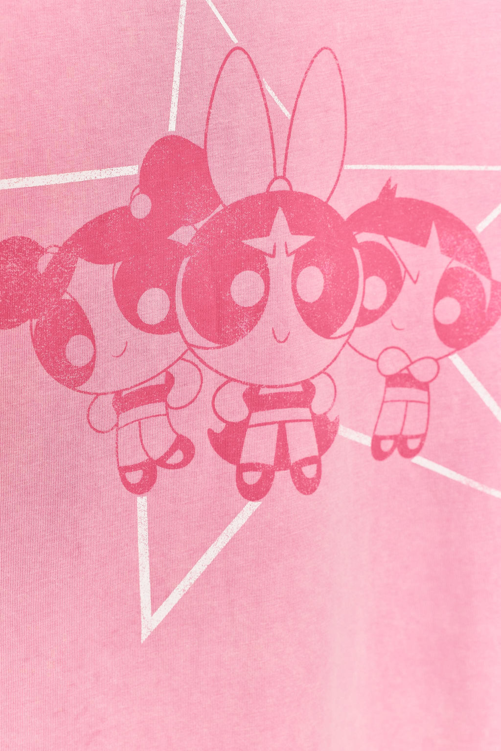 THE POWERPUFF GIRLS FADED-EFFECT T-SHIRT - Zara фото 7