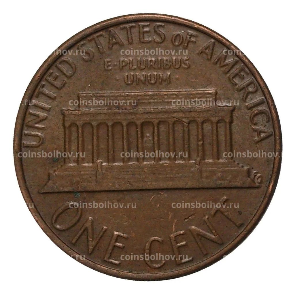 Монета 1 цент 1981 года D