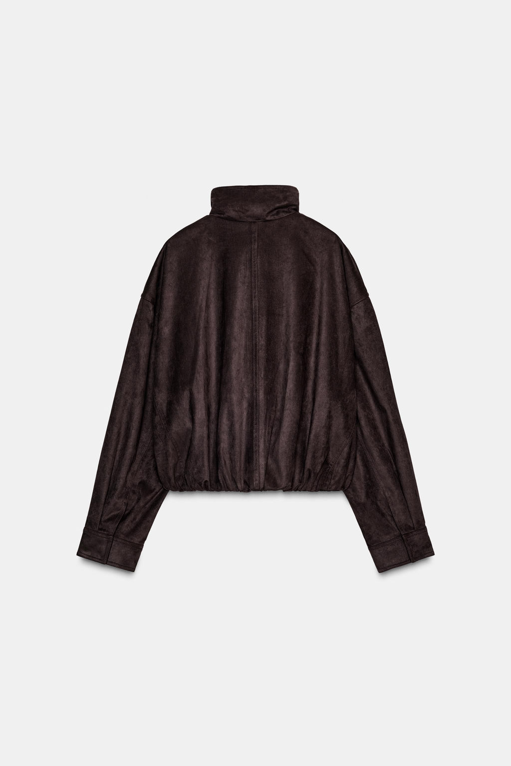FAUX SUEDE BOMBER JACKET - Zara фото 8