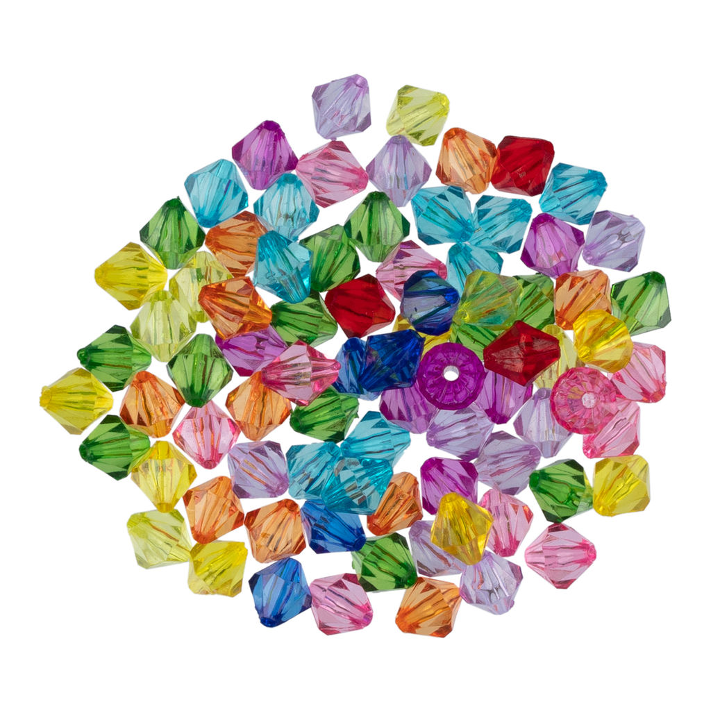 Бусина Zlatka MIX акрил ARO-1 9 х 10 мм 25 г №01 ассорти