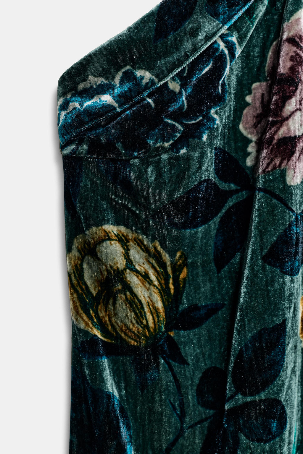 VELVET DRESS WITH FRINGING - Zara фото 8