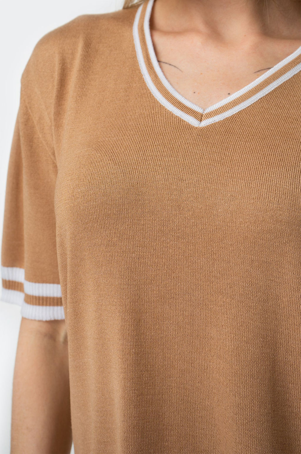 Женская футболка из вязаного трикотажа Happy Fox  фото 13