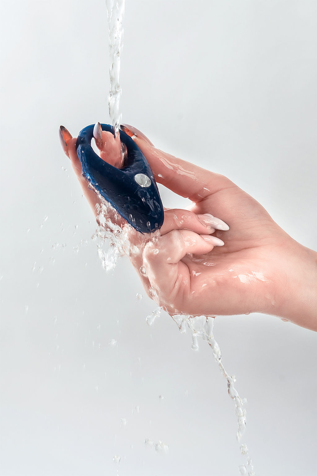 Эрекционное кольцо на пенис Satisfyer Rocket Ring, силикон, синий 7,5 см.