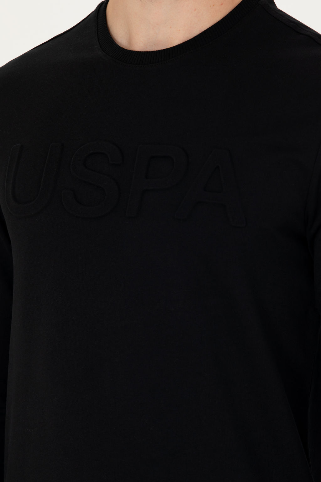 U. S. Polo Assn Мужской черный базовый свитшот - U.s. polo assn фото 21