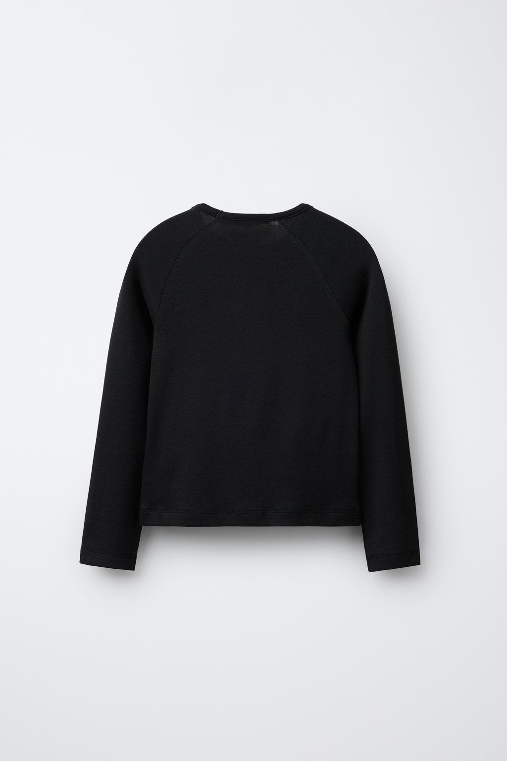 CAMISETA MANGA RANGL?N CON MODAL / Antracita oscuro - Zara фото 2