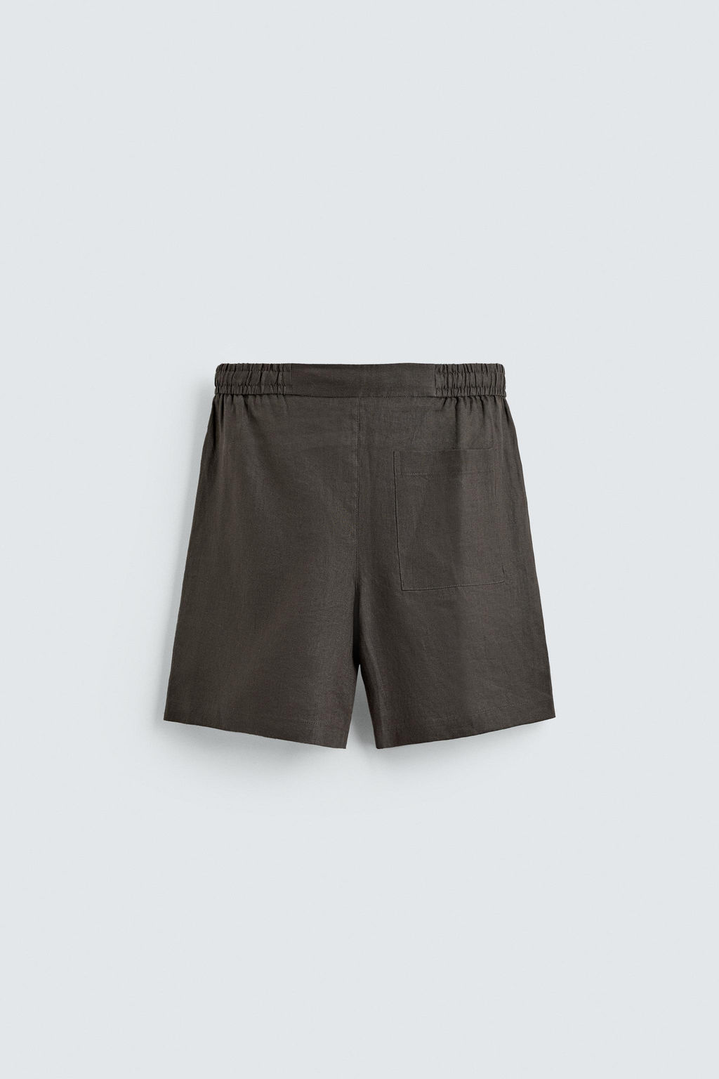 BERMUDA RELAXED FIT 100% LINO / Verde oscuro - Zara фото 7