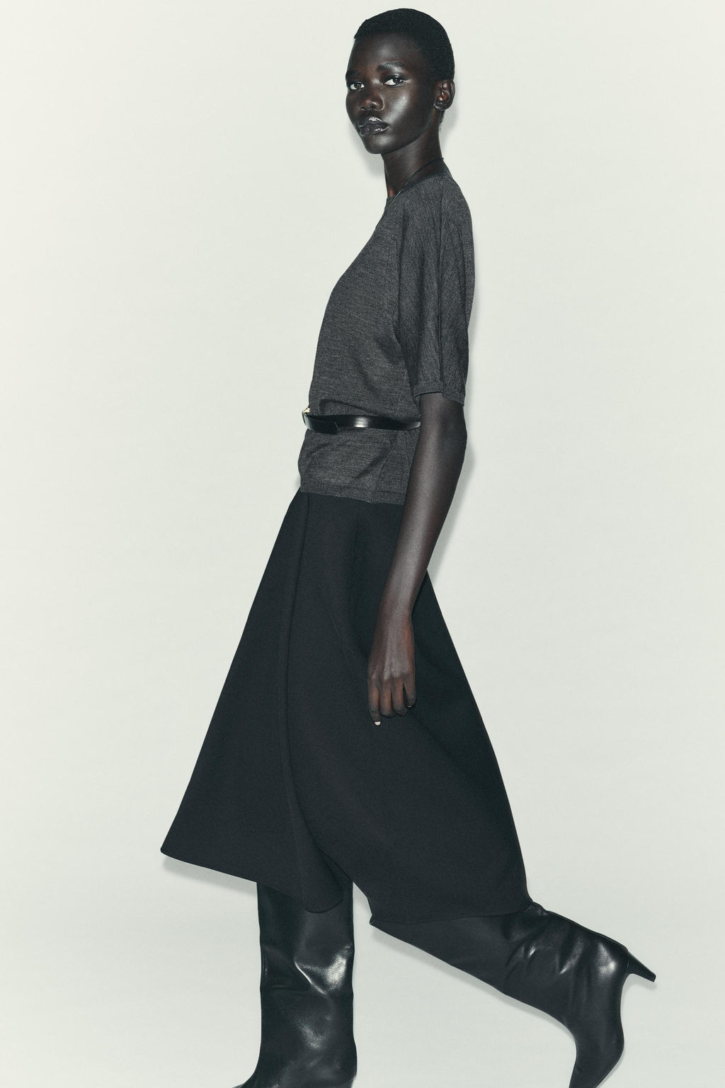 LAYERED MIDI SKIRT - Zara фото 4