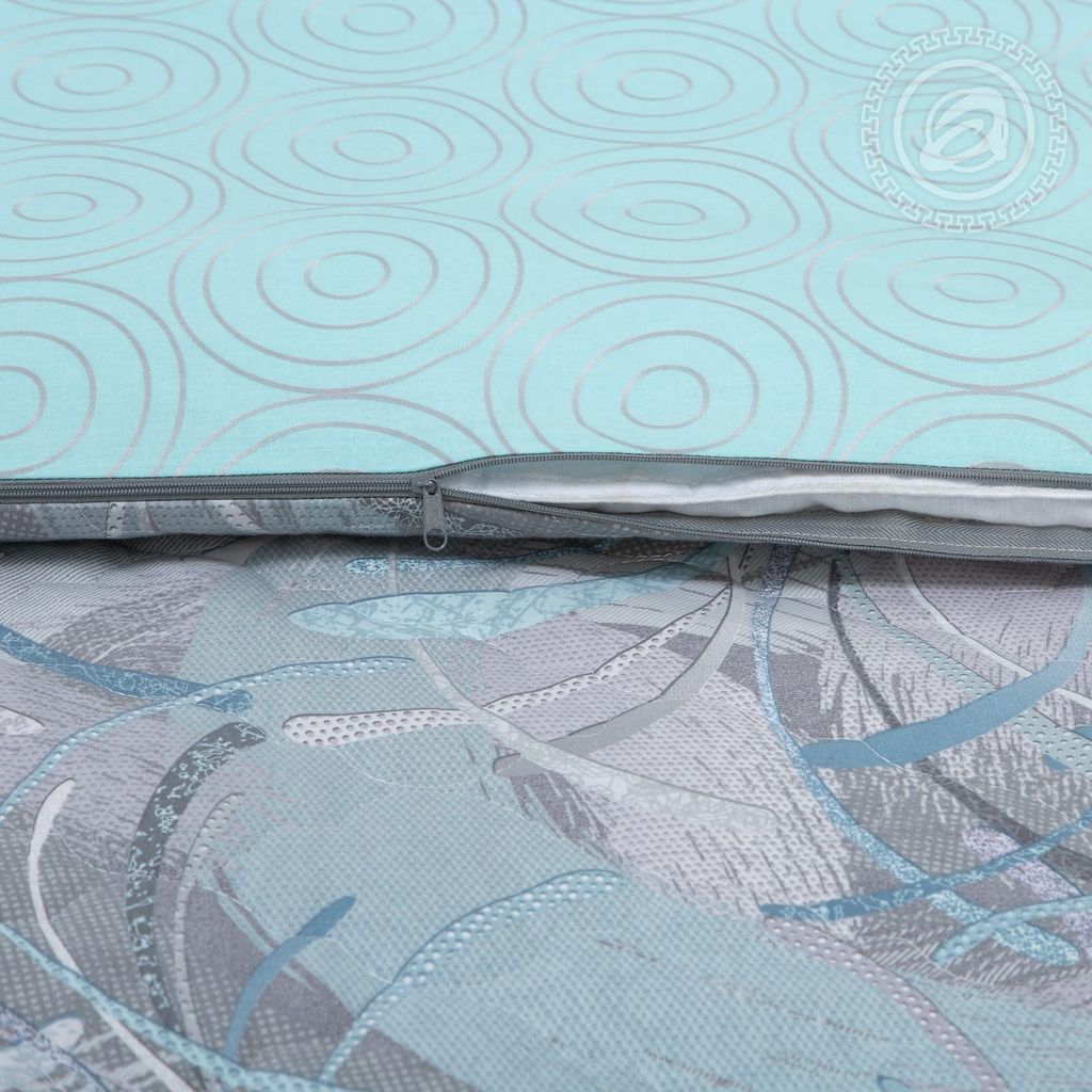 Постельное белье Танго (поплин зима-лето) 2 сп. с Евро/Пододеяльник стеганый (молния): 1 шт. - 215*175; Простыня: 1 шт. - 215*240; Наволочка (клапан): 2 шт. - 70*70; Зима - лето