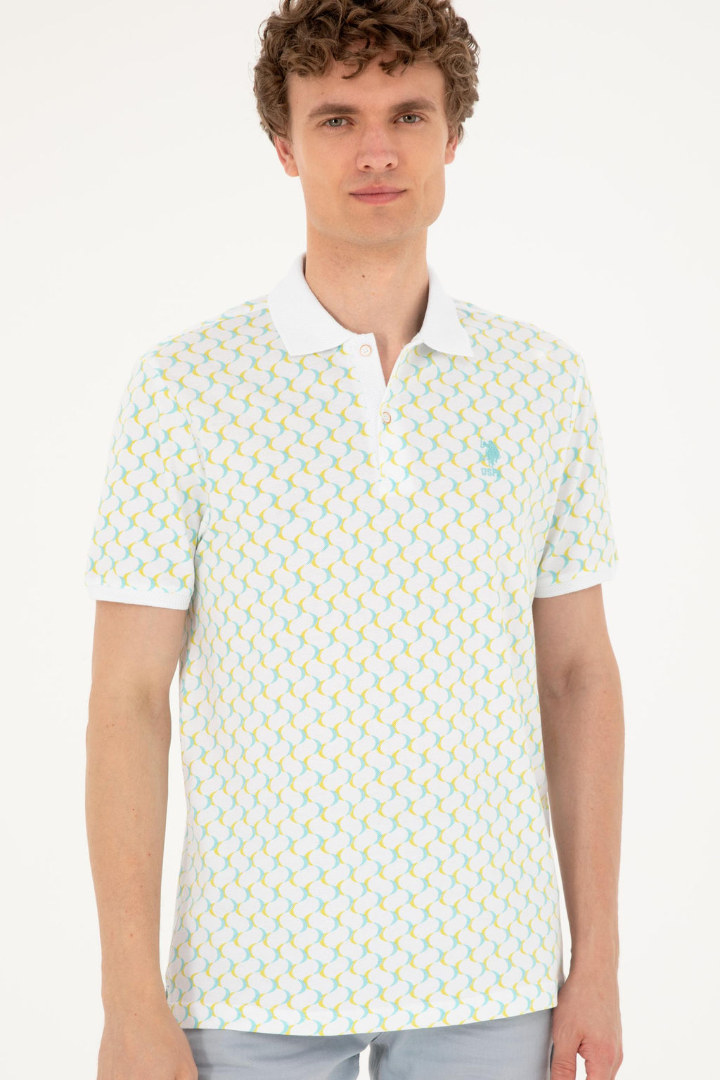 U. S. Polo Assn / Мужская мятная футболка - U.s. polo assn фото 10