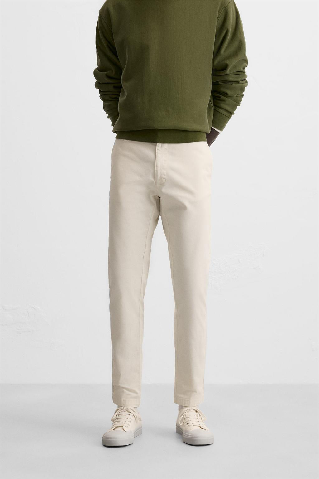 SKINNY FIT CHINO PANTOLON - Zara фото 20