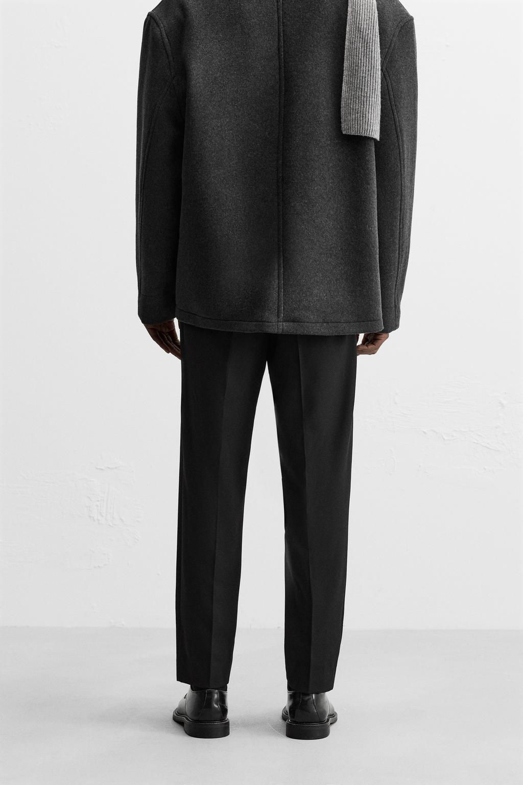 COMFORT FIT JOGGER WAIST TROUSERS - Zara фото 3