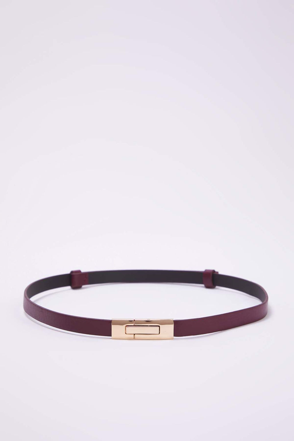 Siyah-Bordo 2li Paket Deri Gorunumlu Kemer TWOAW26KE00003 - Trendyolmilla фото 2