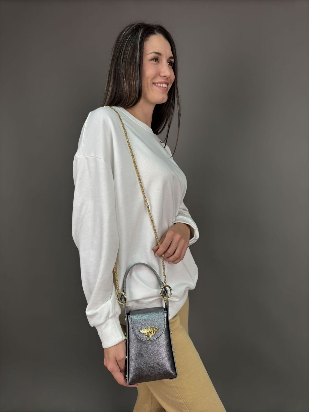 Сумка женская из телячьей кожи