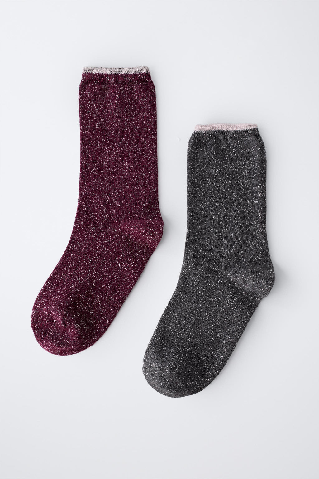 2-PACK OF LONG SHIMMER SOCKS - Zara фото 4