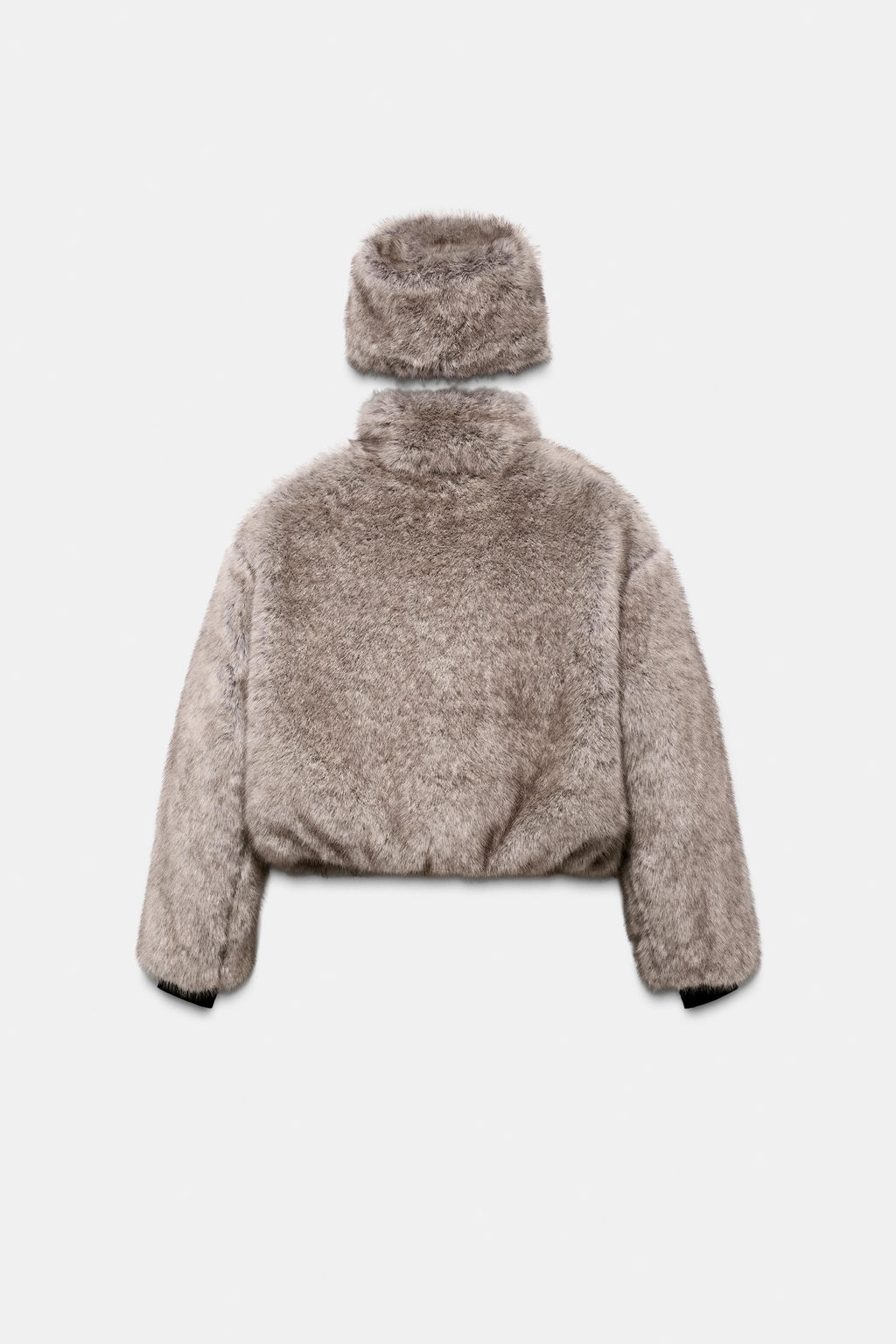 SHORT COAT WITH FAUX FUR HOOD HEIQ XREFLEX TECHNOLOGY SKI COLLECTION - Zara фото 9