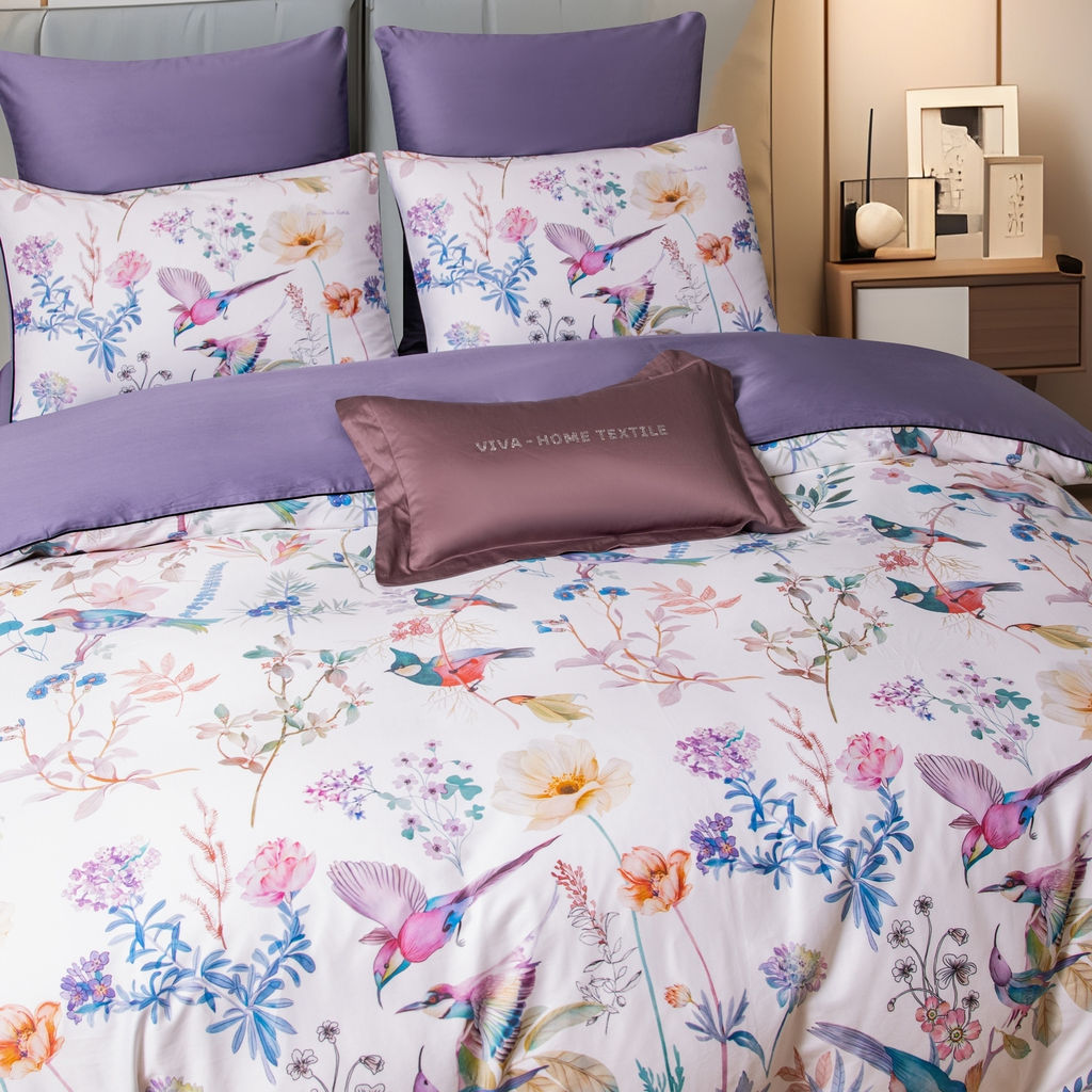 Комплект постельного белья Сатин Премиум на резинке CPAR007 140*200*30;180*200*30;160*200*30 Евро 4 Наволочки