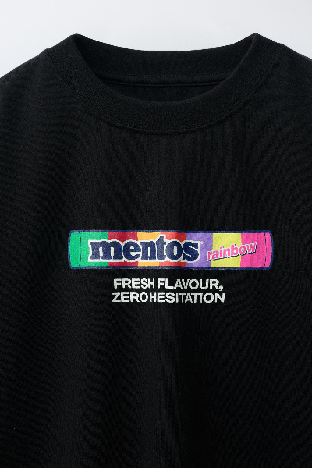 CAMISETA MENTOS  / Negro - Zara фото 3