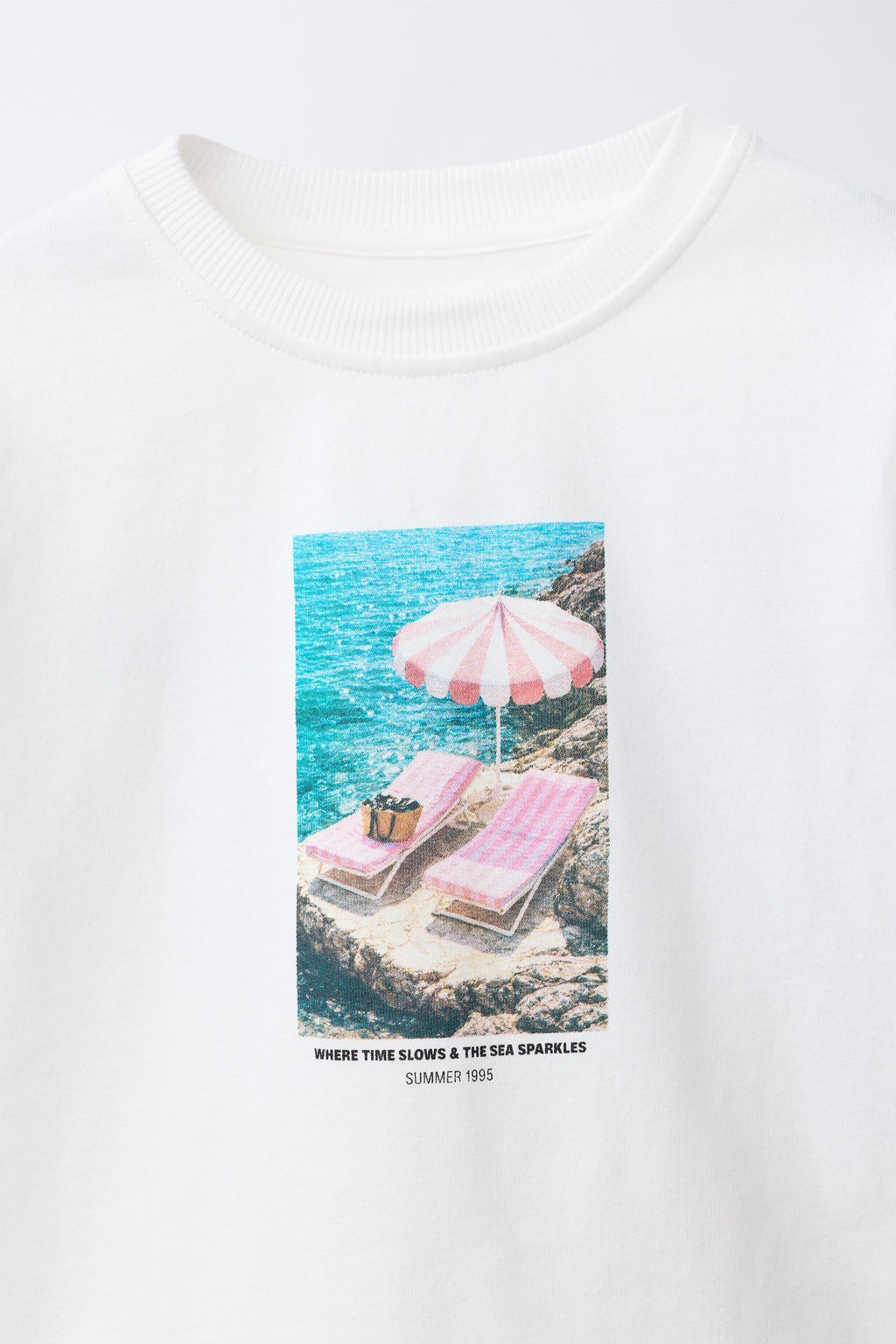 CAMISETA ESTAMPADO FOTOGRAF?A / Blanco - Zara фото 3