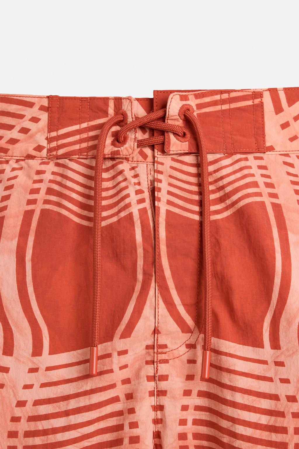 OTIS KWAME KYE QUAICOE PRINTED LONG SWIMMING TRUNKS - Zara фото 10