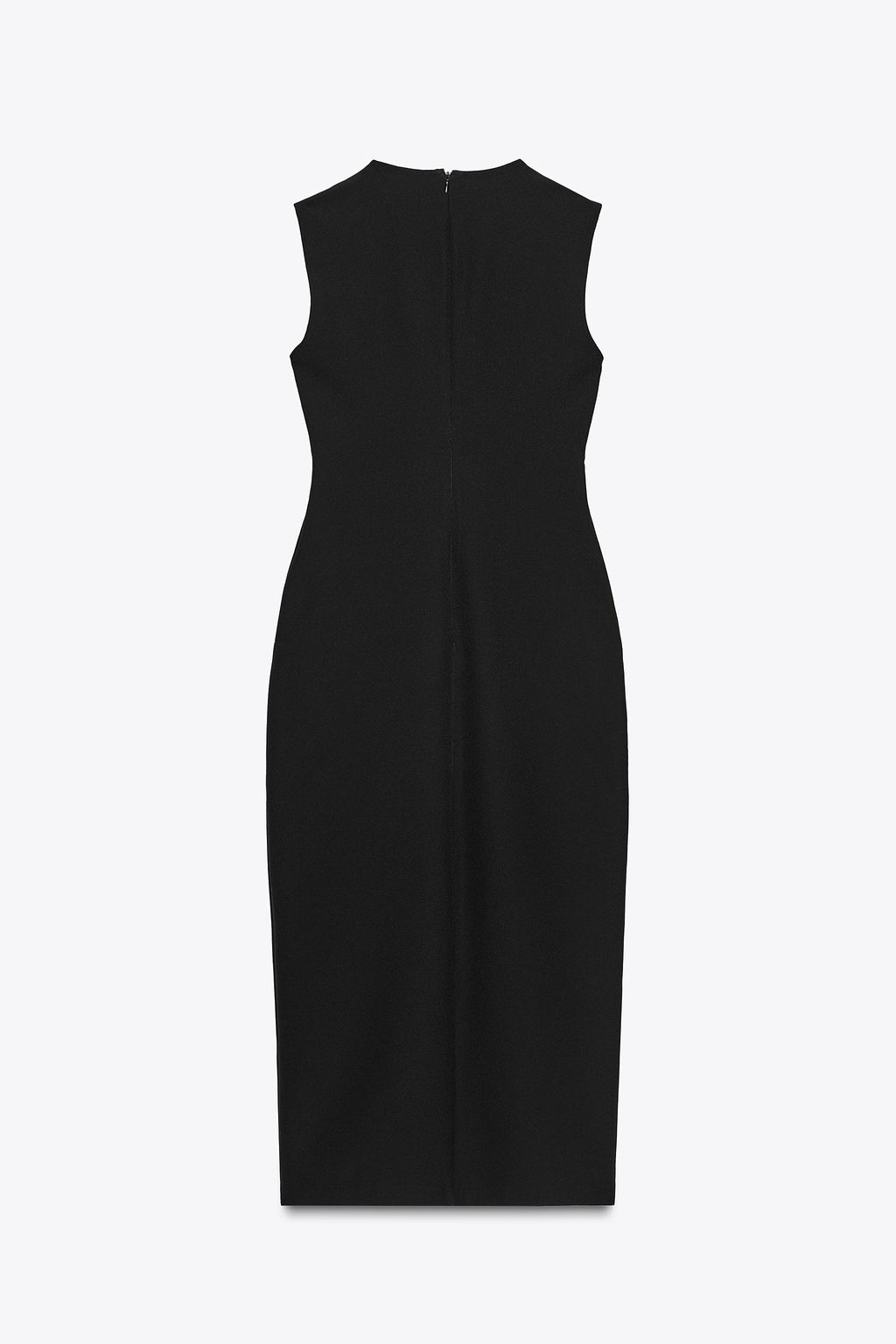 BELTED CREPE MIDI DRESS - Zara фото 6
