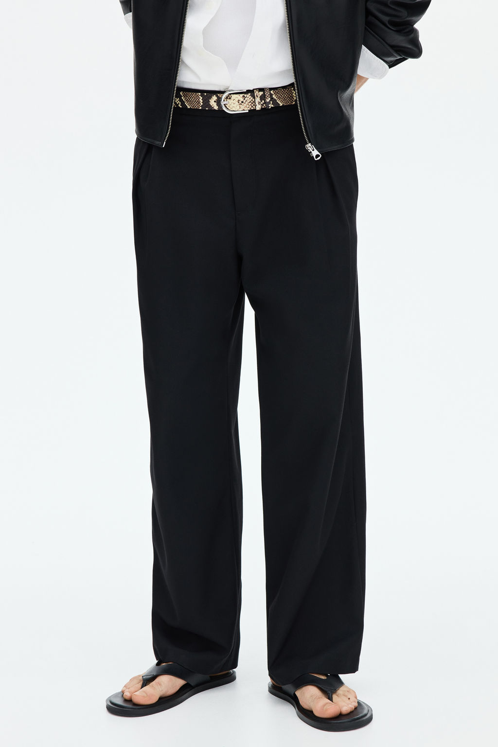 Pantal?n sastre amplio Loose Fit - H&m фото 5