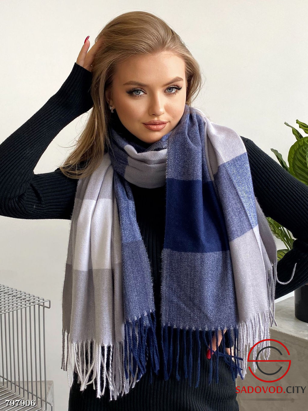 Теплые зимние палантины из 100% Cashmere