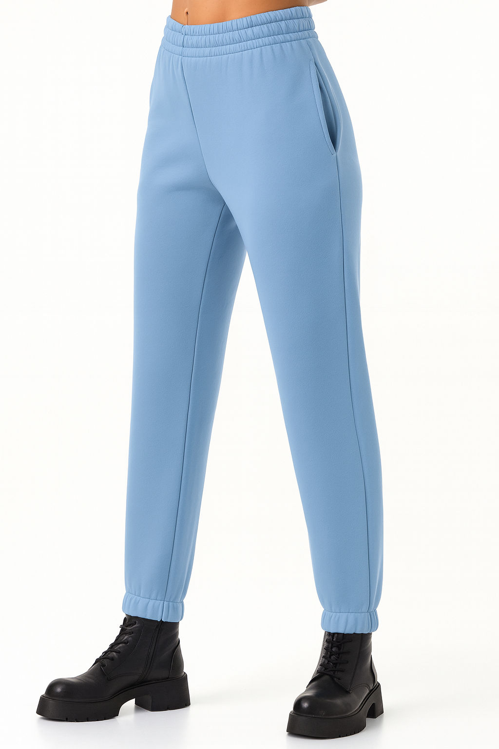 очень теплые брюки с начесом из футера 3х-нитки - А+б коллекция фото 34