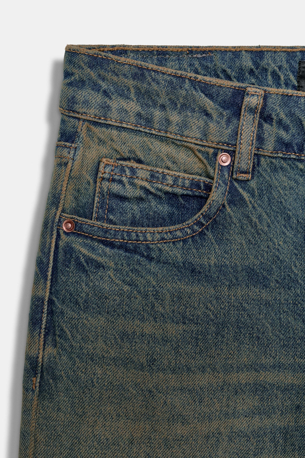 JEANS Z1975 STRAIGHT LOOSE FIT TIRO MEDIO / ?ndigo