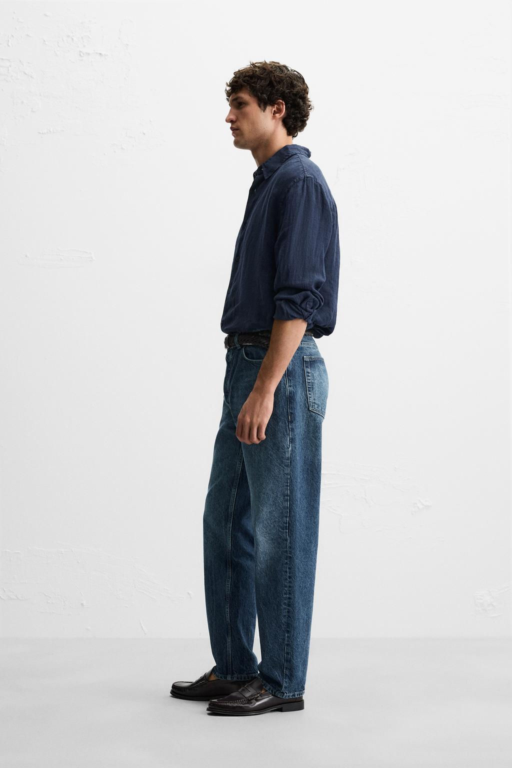 100% LINEN SHIRT - Zara фото 13
