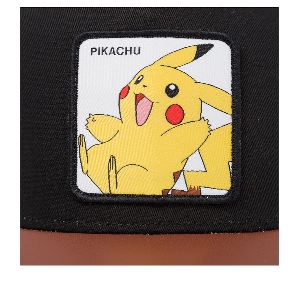 Бейсболка CAPSLAB арт. CL/PKM6/1/CT/PIK Pokemon Pikachu (черный / светло-коричневый) фото 3