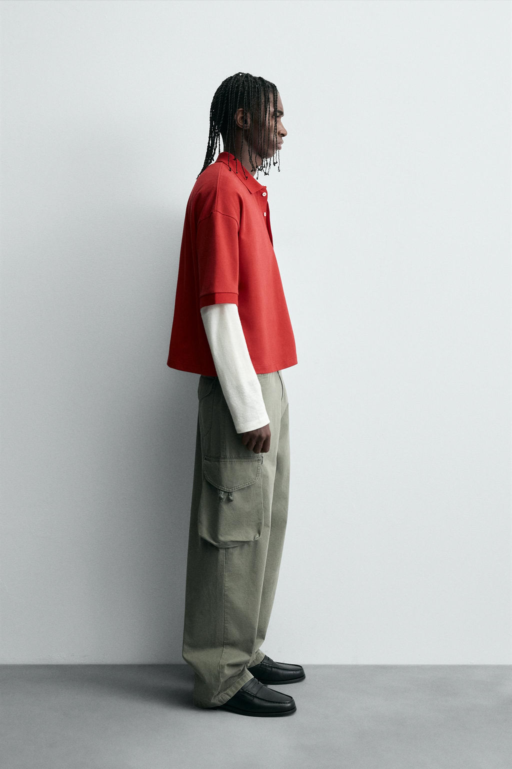 EMBROIDERED SLOGAN POLO SHIRT - Zara фото 6