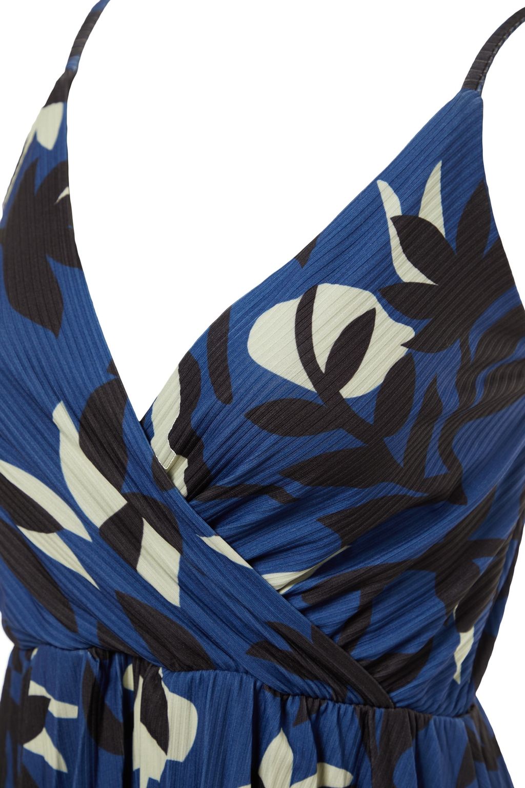 TRENDYOLMILLA Siyah Belden Ac?lanMidi Kruvaze Piliseli Ayarlanabilir Ask?l? Esnek Orme Elbise TWOSS20EL2729  фото 7