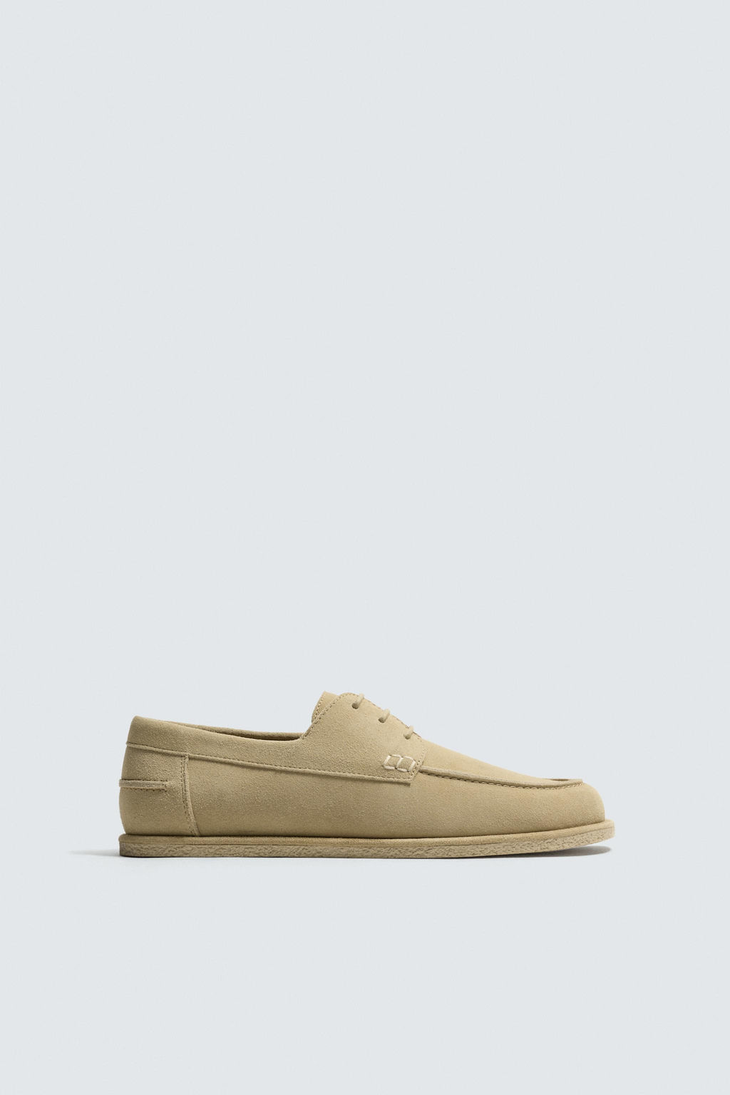 CASUAL LEATHER DECK SHOES - Zara фото 5