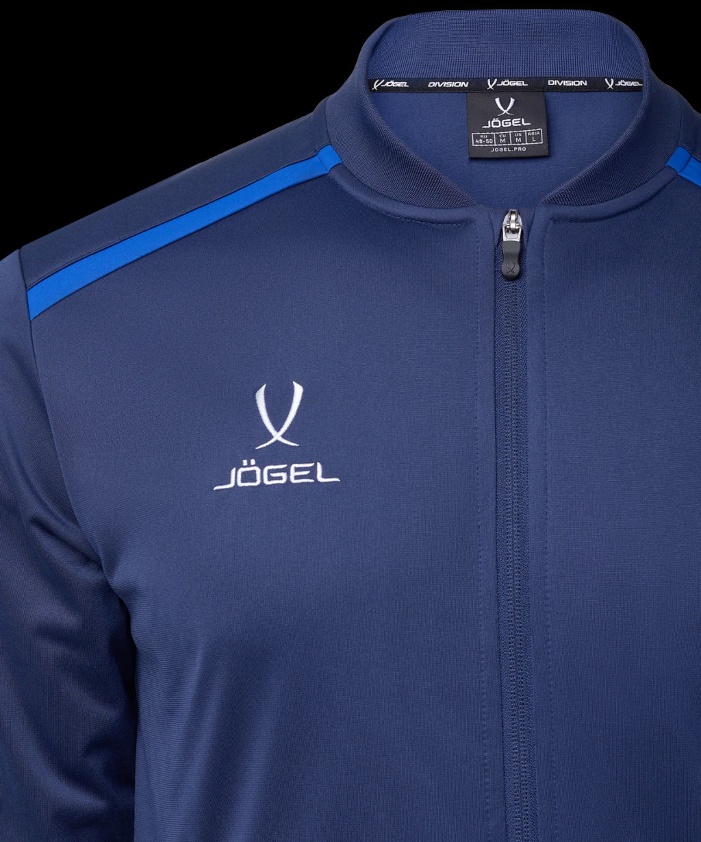 Олимпийка JOGEL DIVISION PerFormDRY Pre-match Knit Jacket, темно-синий  фото 4